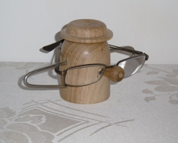 Podstawka pod okulary dębowa - lite drewno woskowane